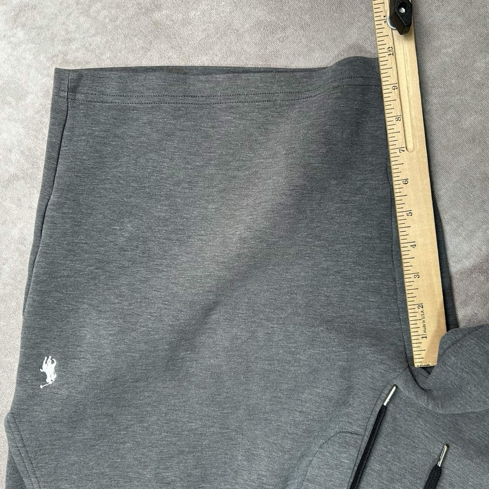 Polo Ralph Lauren Shorts Mens XL Gray Sweat Double Knit Tech Fleece Pony - Picture 6 of 9